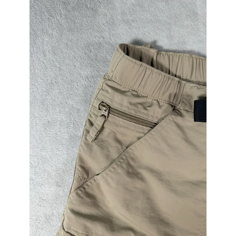 The North Face Shorts Men's Large Tan Paramount Peak Nylon Belted Cargo Hiking